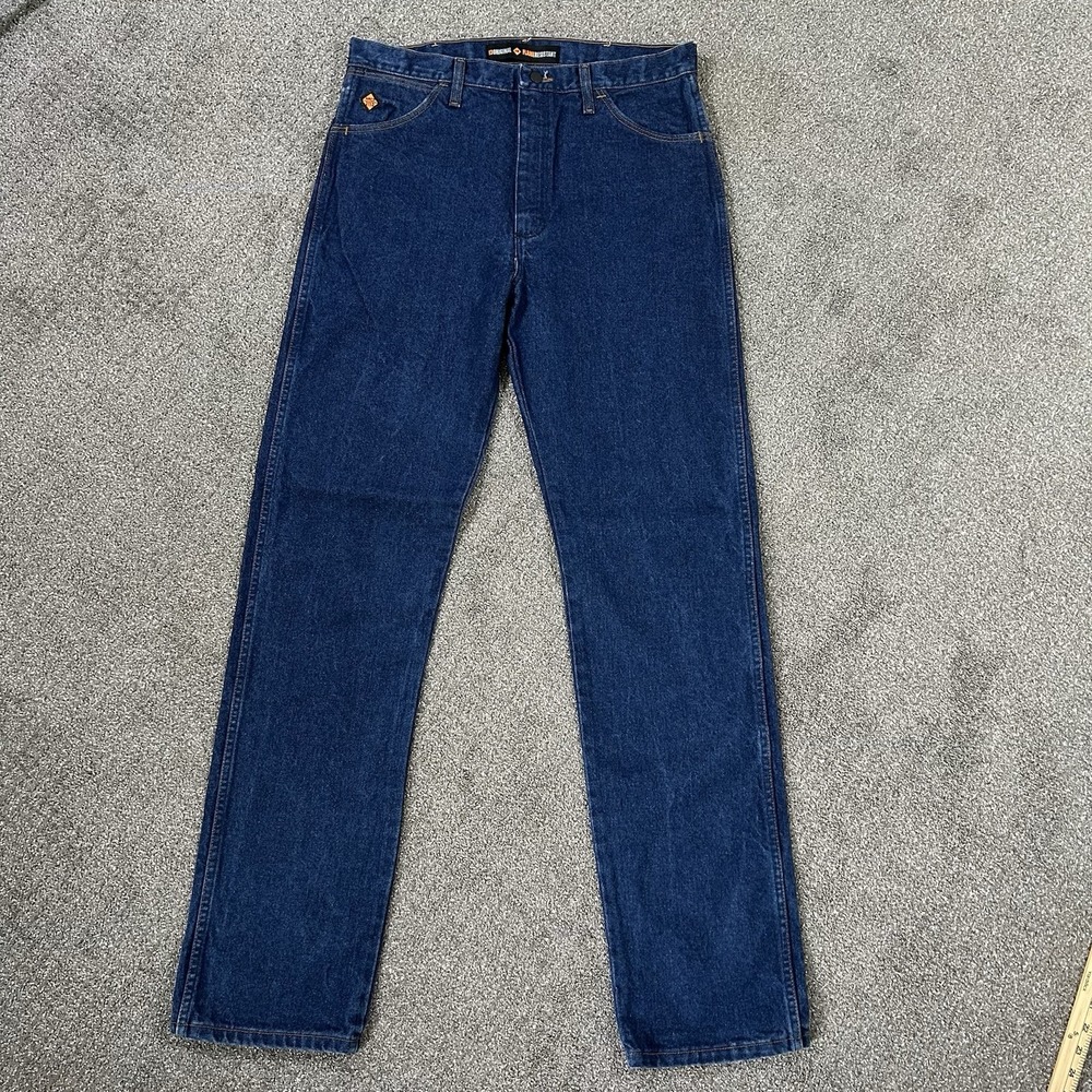 Wrangler FR13MWZ Jeans Mens 34x36 Flame Resistant FR HRC2 CAT 2 Cowboy Cut